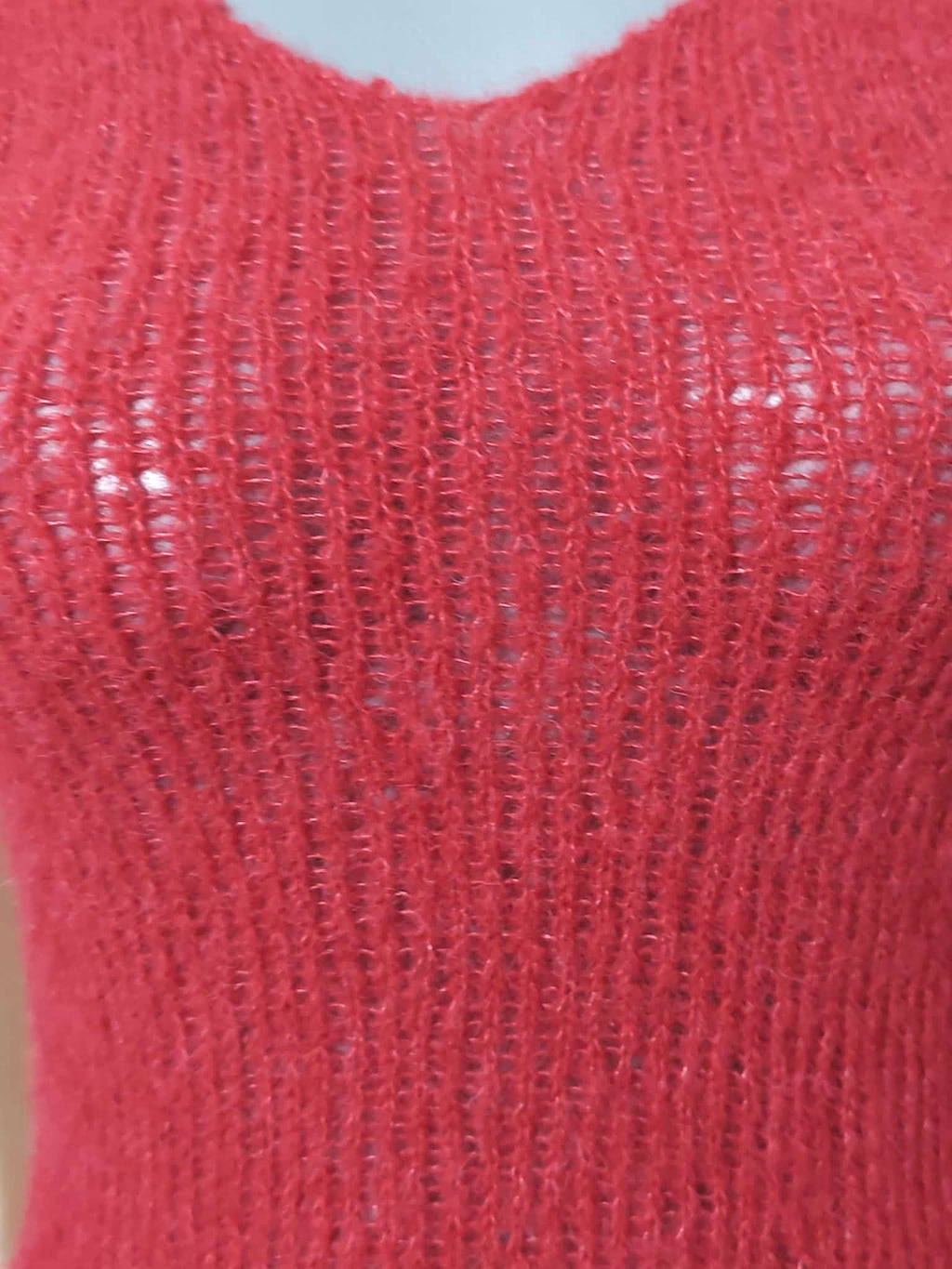 Adriana - Hand-knitted alpaca and silk sweater