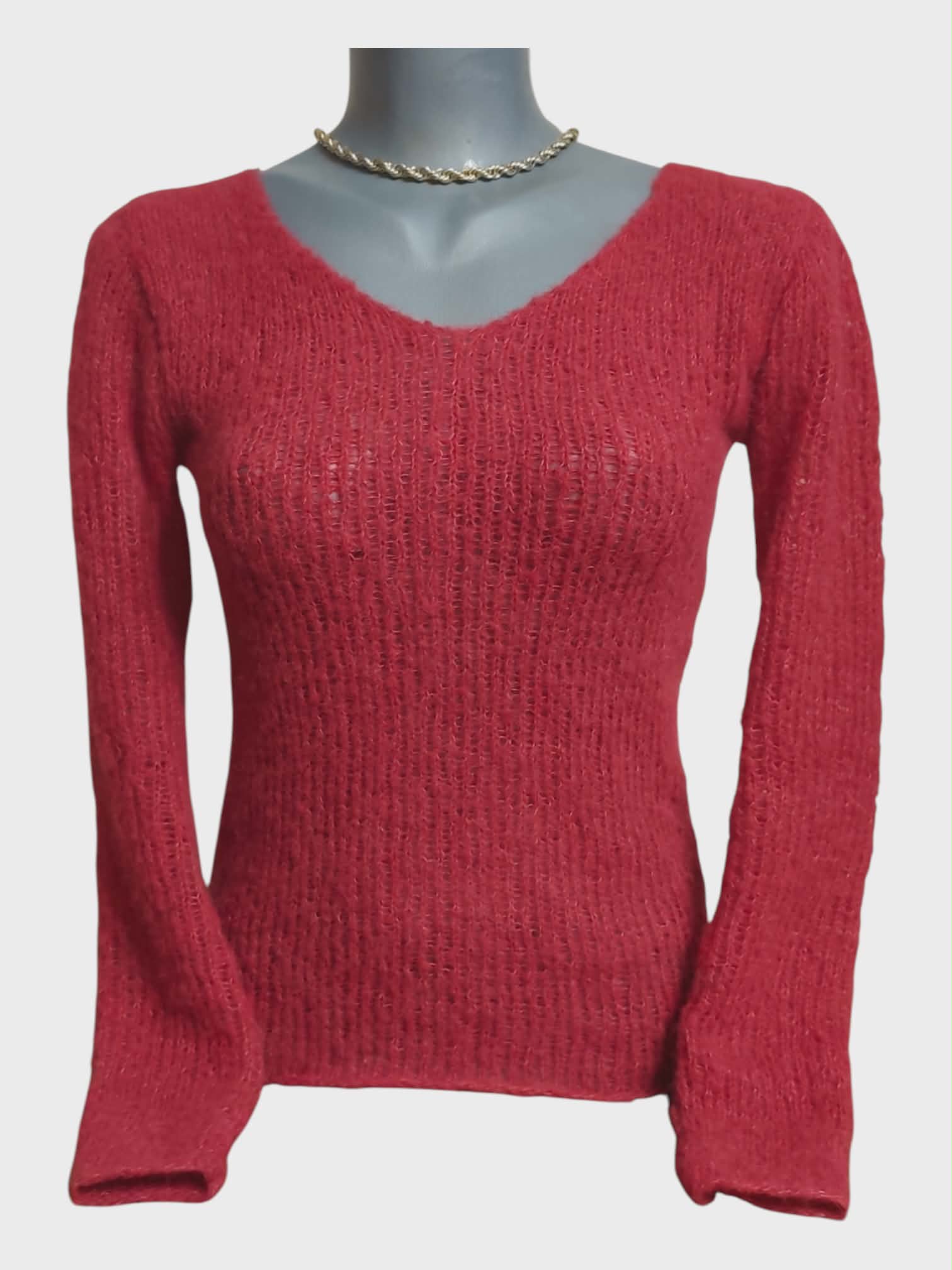 Adriana - Hand-knitted alpaca and silk sweater