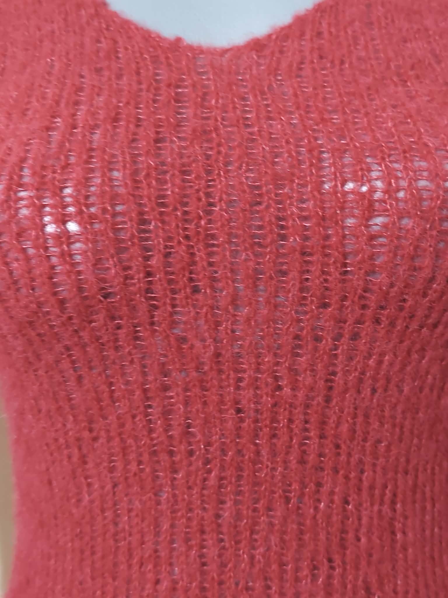 Adriana - Hand-knitted alpaca and silk sweater