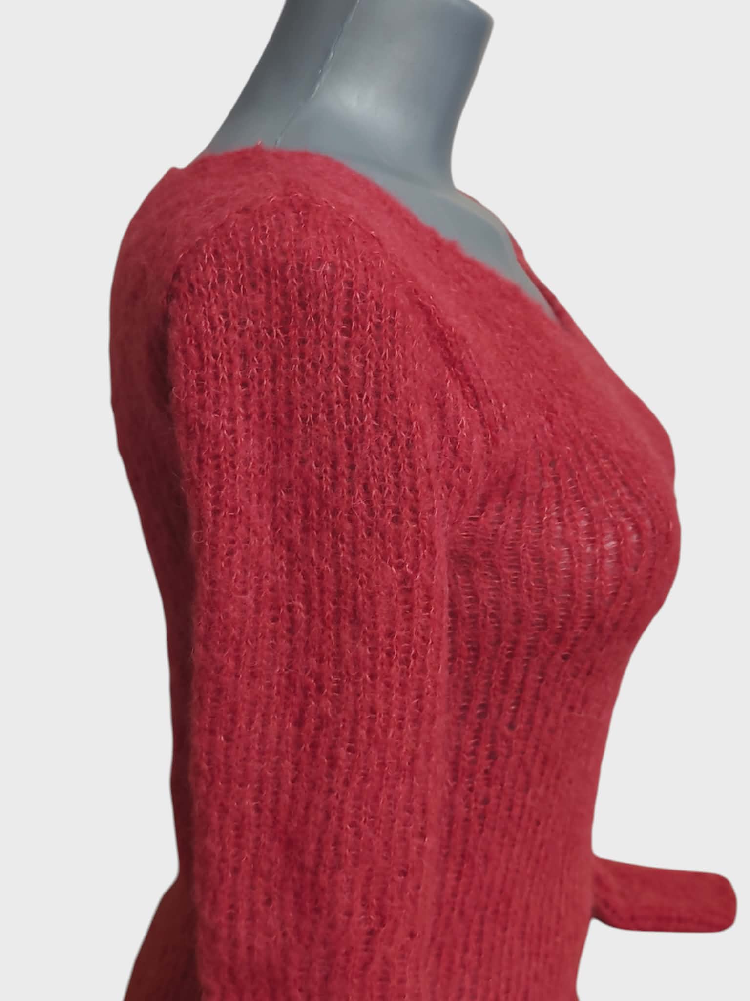 Adriana - Hand-knitted alpaca and silk sweater
