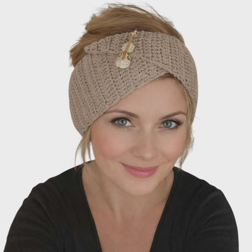 100% cashmere handmade luxury scarf and headband in one – a timeless piece of elegance